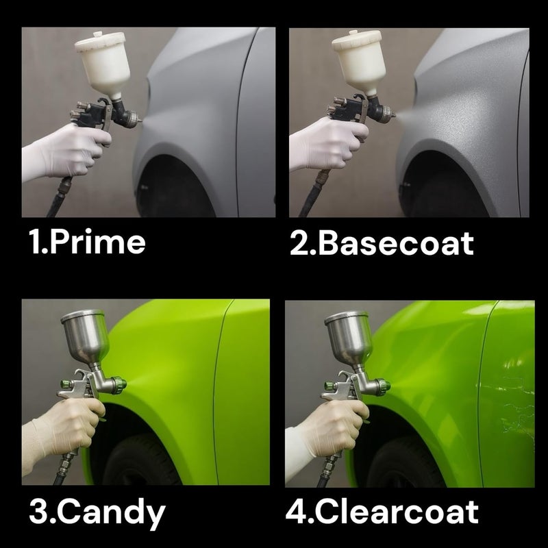 LiME LiNE 4 oz Transparent Candy Concentrate, Solvent base Automotive Paint (Blue Candy 4oz) - Image 2
